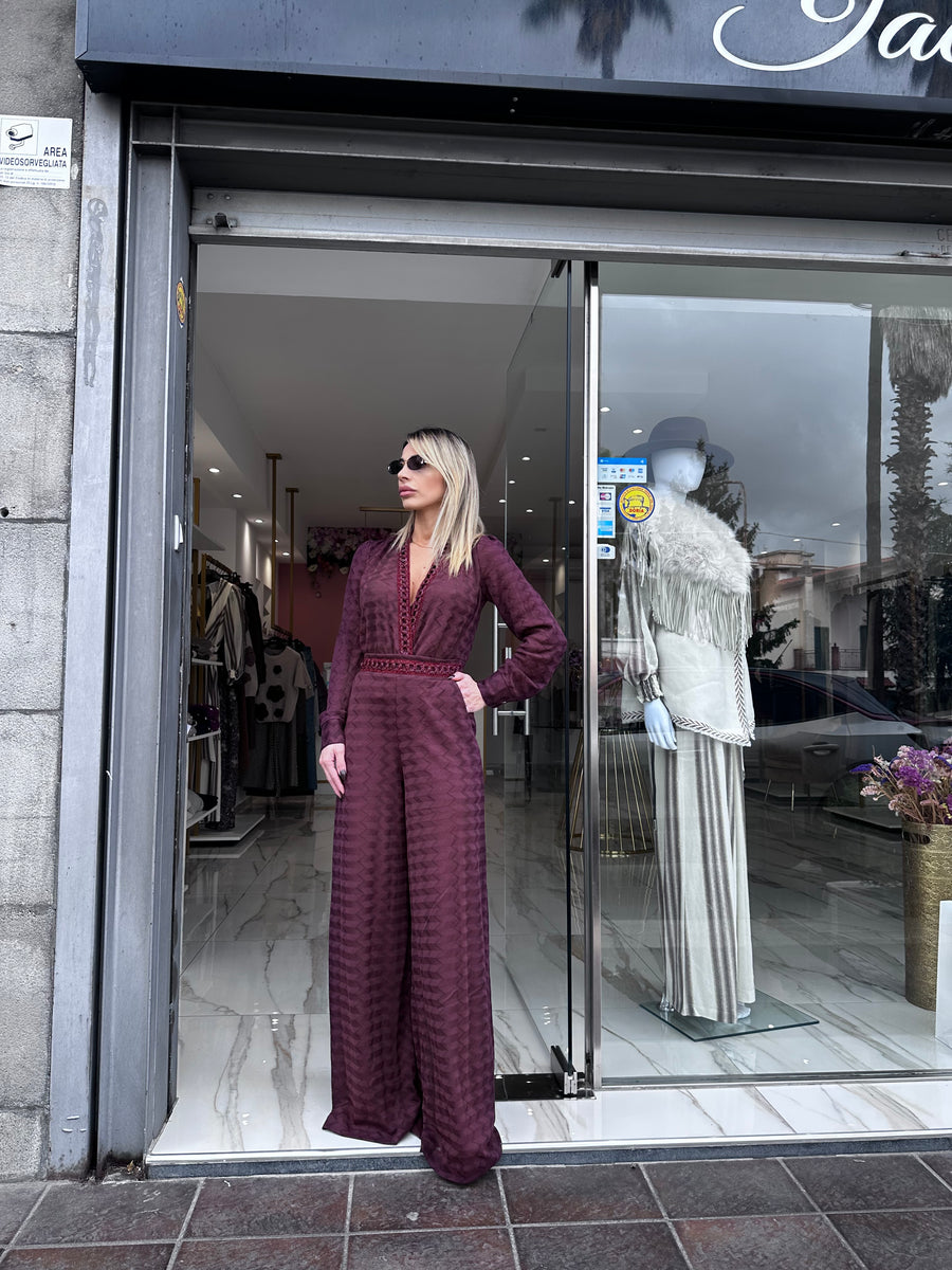 PHO PANTALONE PALAZZO VINO